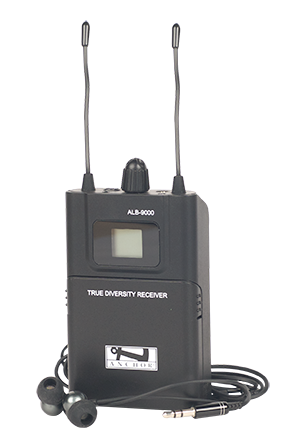 ALB-9000 ASSISTIVE LISTENING BELTPACK RECEIVER (902 - 928 MHZ)